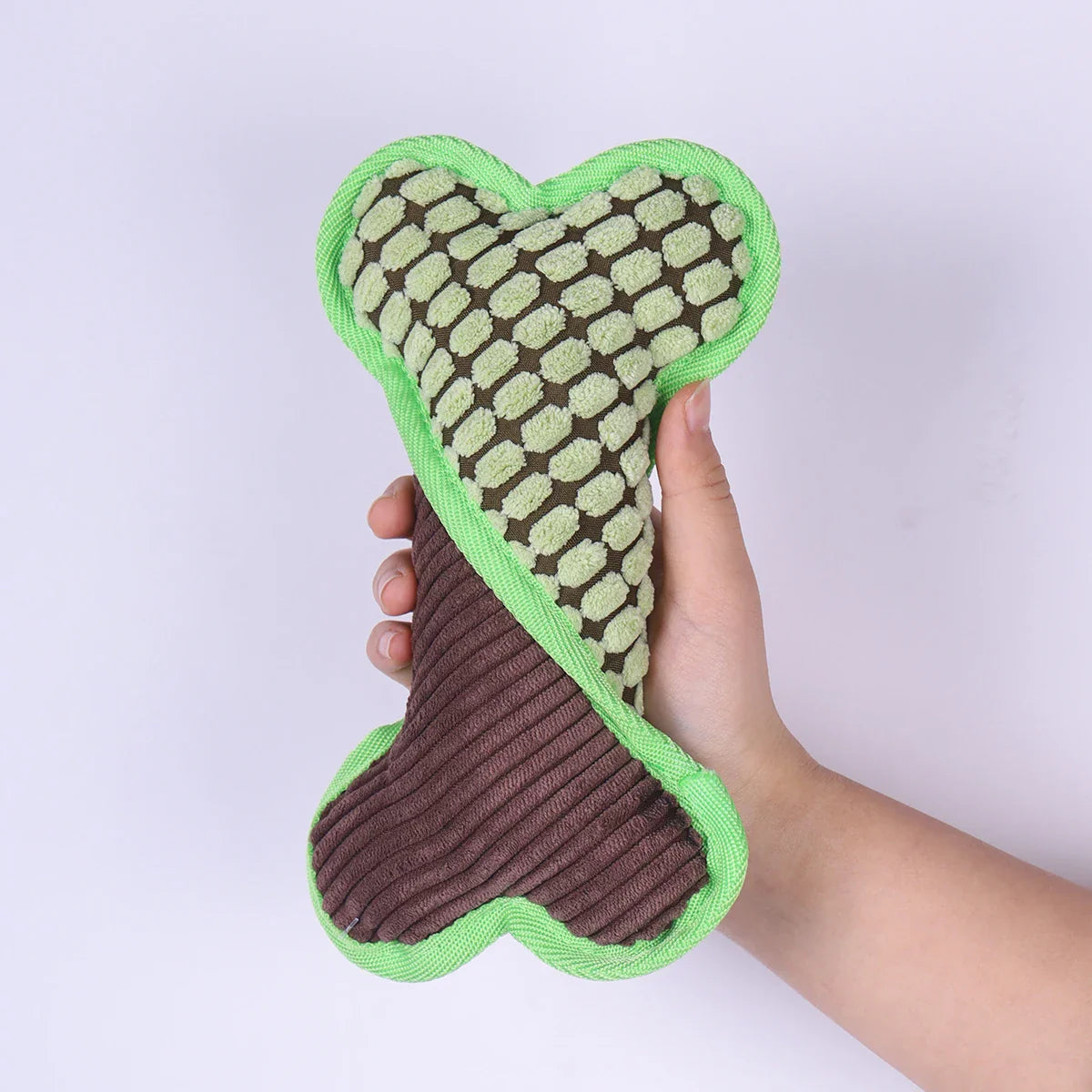 Dailypets Plush Squeaky Dog Toy for Light Chewers