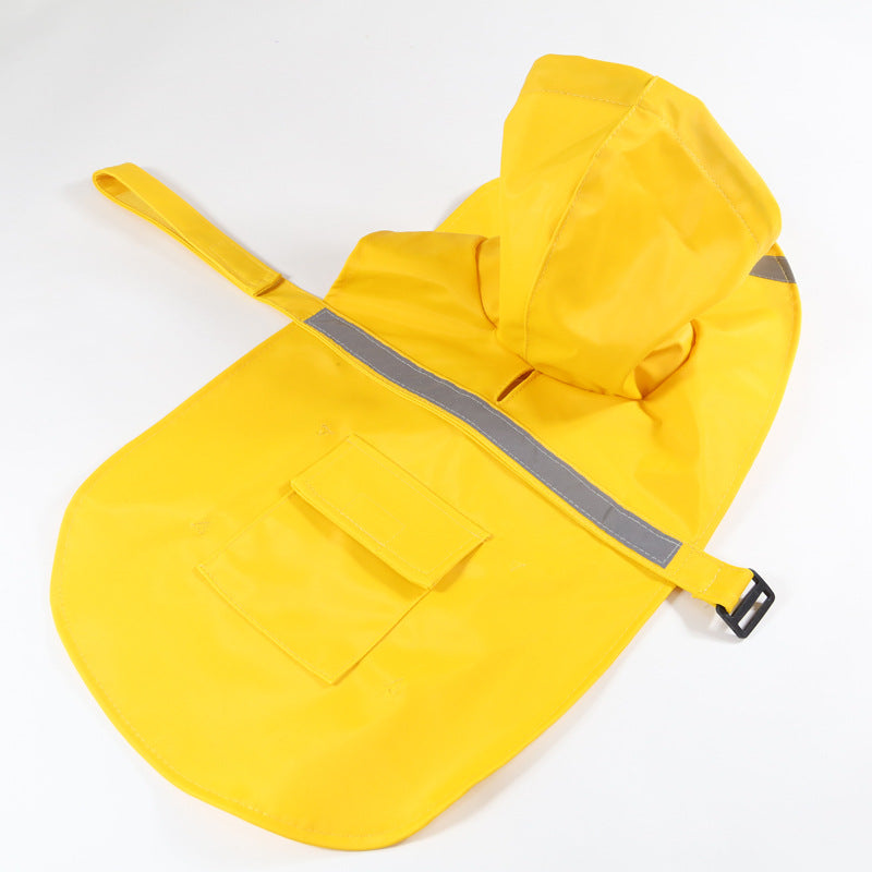 Dailypets Dog Walking Raincoat, Reflective Jacket with Easy Velcro Fit