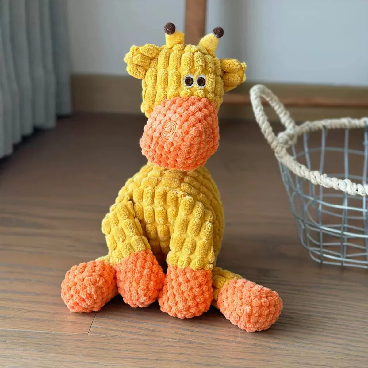 Dailypets Plush Squeaky Dog Toy Soft Plush Animal Toy