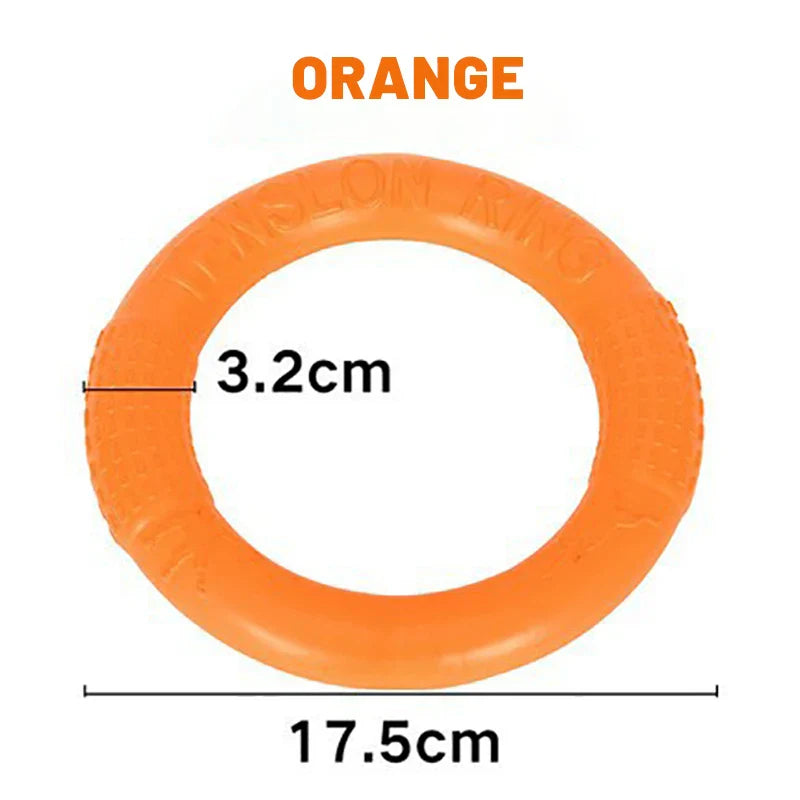 Dailypets Training Ring Dog Toy Gentle Grip Fetch Ring