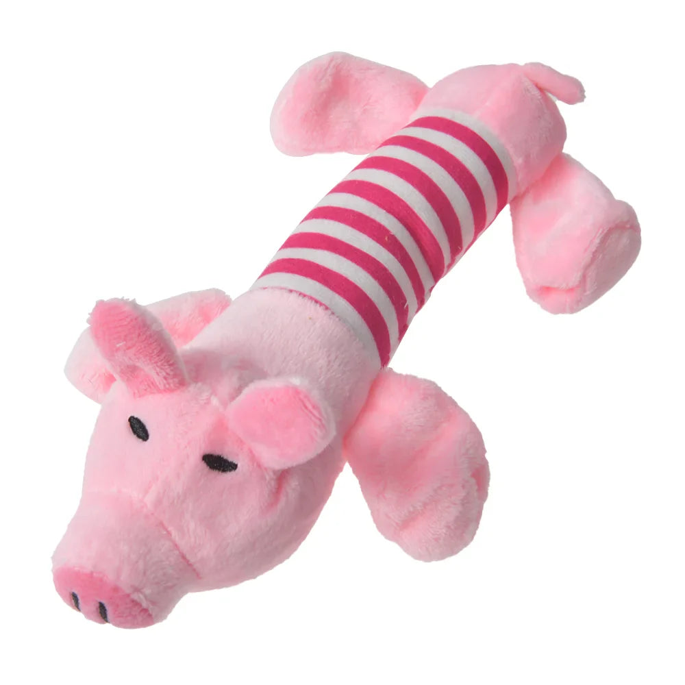 Dailypets Plush Squeaky Dog Toy Assorted Dinosaur Dog Plush