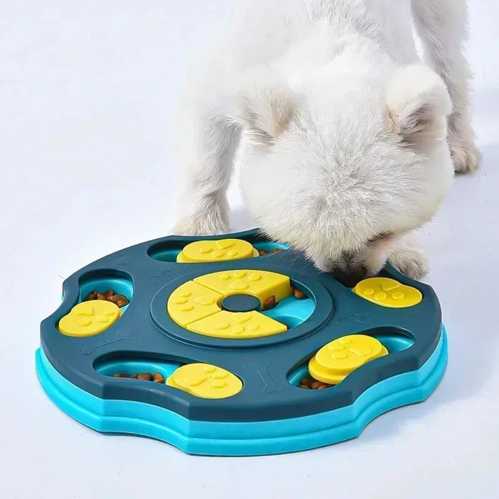 Dailypets Dog Treat Puzzle Feeder – Interactive Slow Food Tray