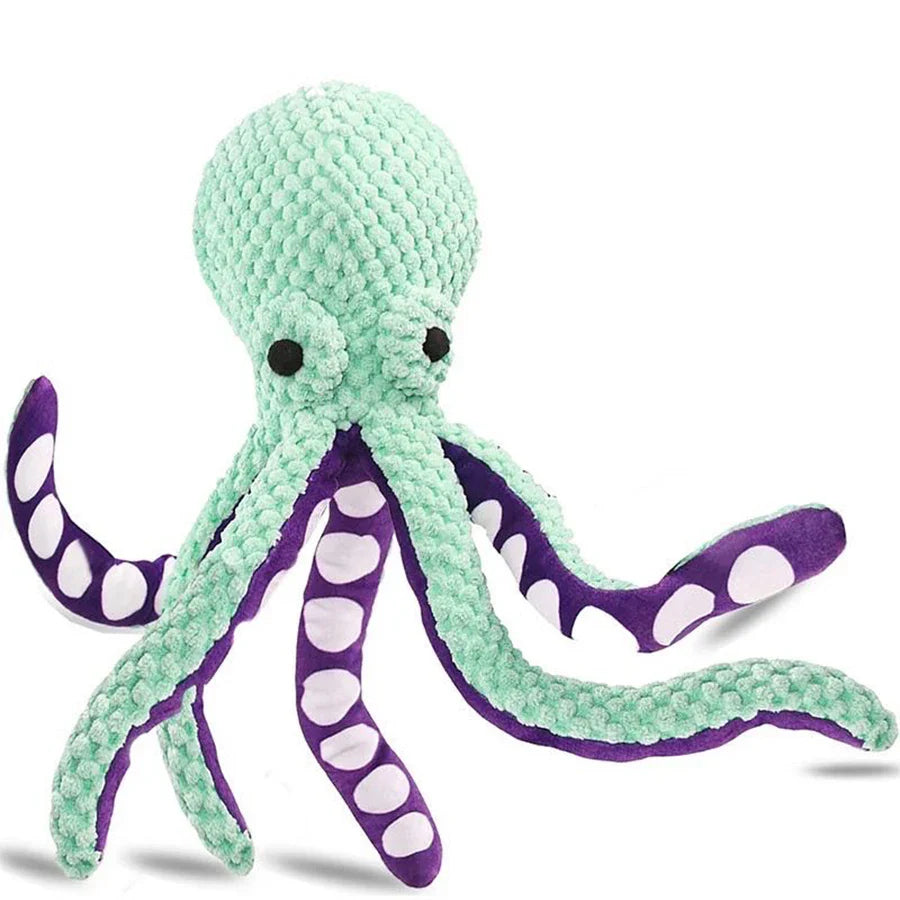 Dailypets Plush Squeaky Dog Toy 32cm Octopus Dog Plush