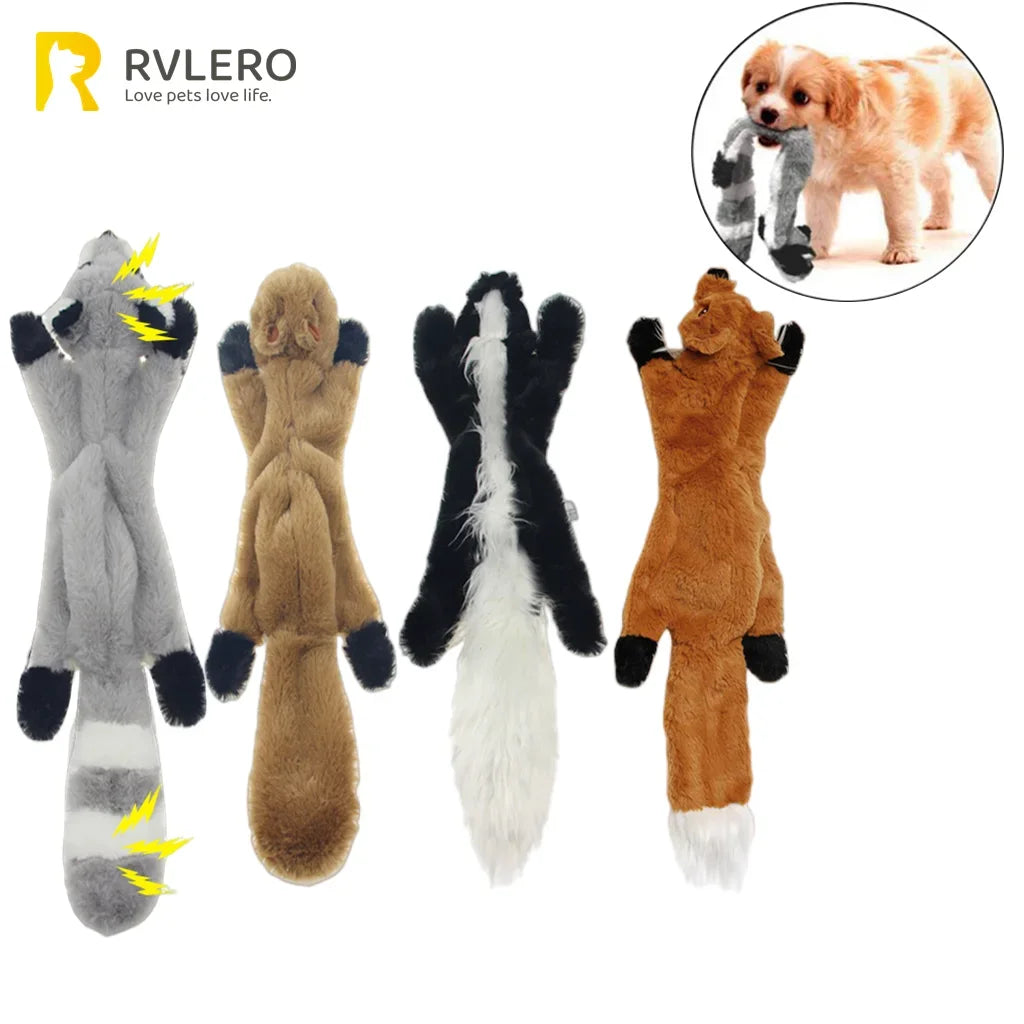 Dailypets Long Plush Squeaky Dog Toy