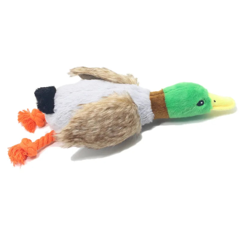 Dailypets Plush Squeaky Dog Toy Duck Design Daily Play