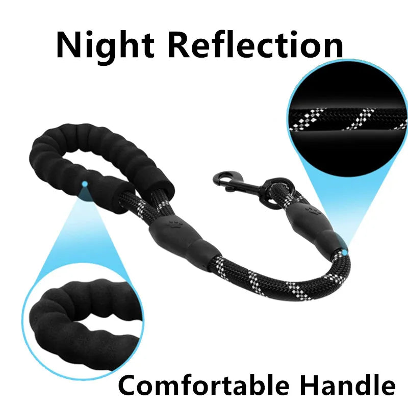 Dailypets 50 cm Heavy-Duty Dog Lead with Padded Handle for Busy Urban Walks