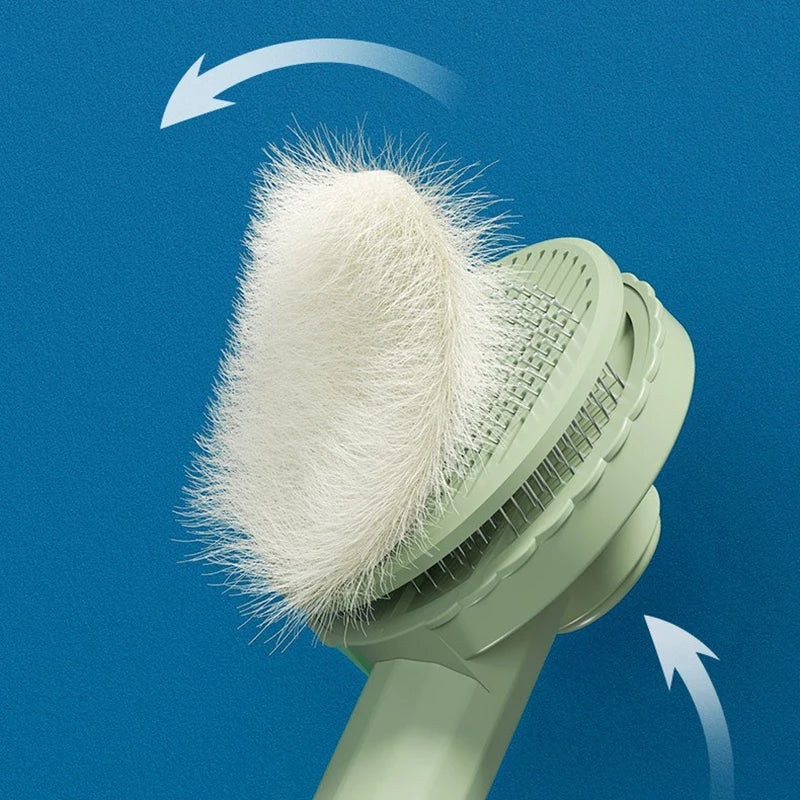Dailypets Pet Comb Brush – Stainless Bristle Grooming Tool for Fur Care