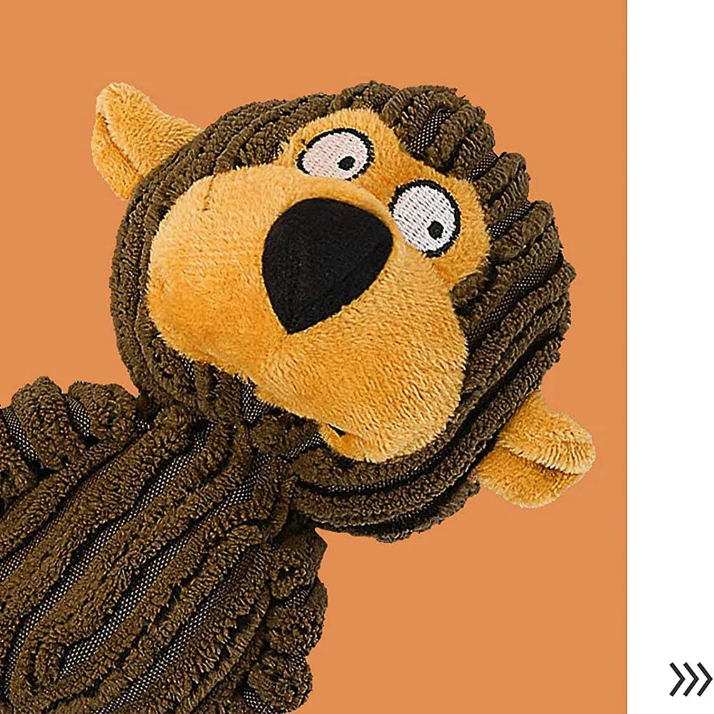 Dailypets Plush Squeaky Dog Toy Monkey Training Reward Toy