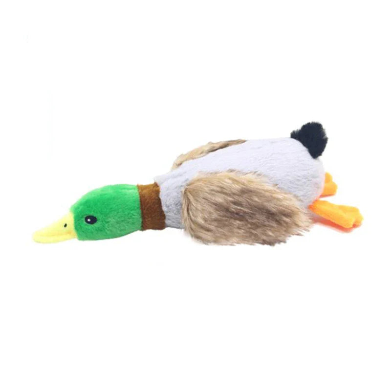 Dailypets Plush Squeaky Dog Toy Duck Design Daily Play