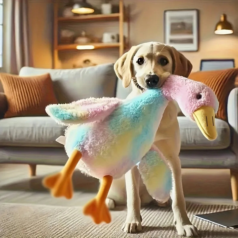 Dailypets Jumbo Goose Plush Dog Toy – 50cm Soft Carry & Cuddle Companion