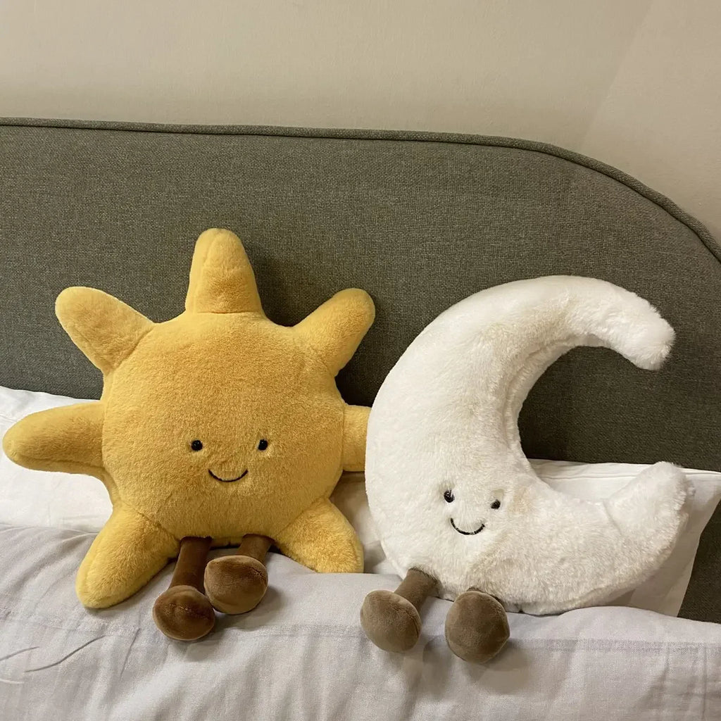 Dailypets Plush Cushion Sun and Moon Huggable Plush Pillow