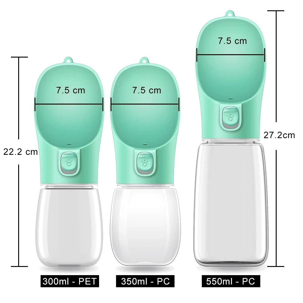 Dailypets Portable Pet Water Bottle – Leak-Resistant Outdoor Dispenser