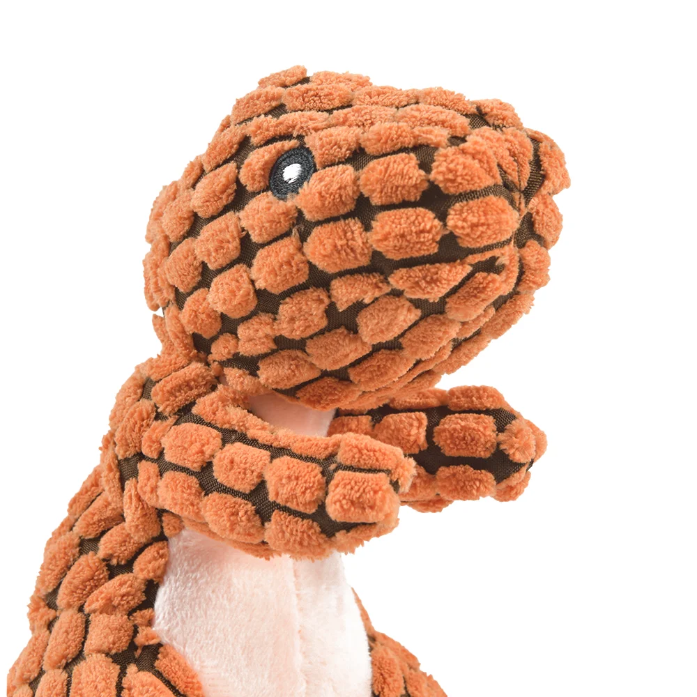 Dailypets Plush Squeaky Dog Toy Assorted Dinosaur Dog Plush