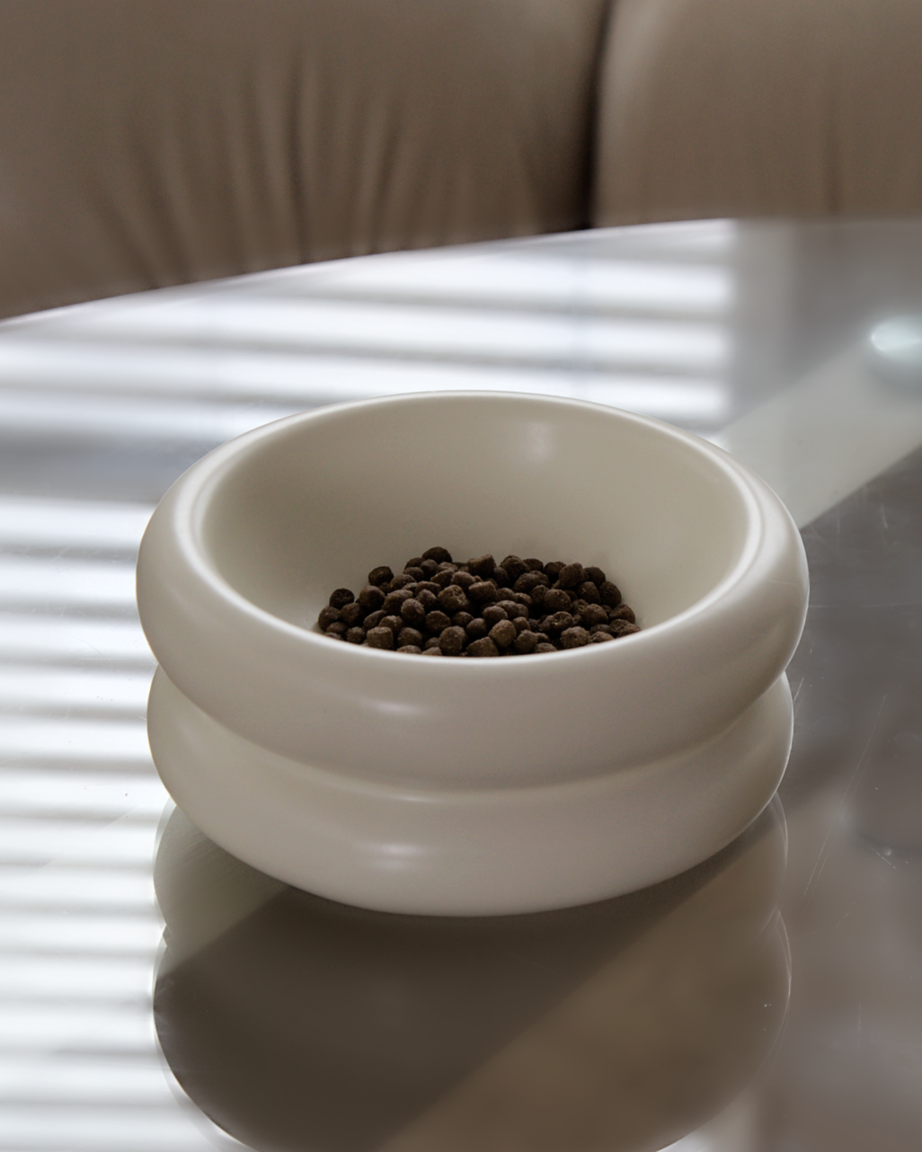 Dailypets Elevated Ceramic Cat Dining Bowl