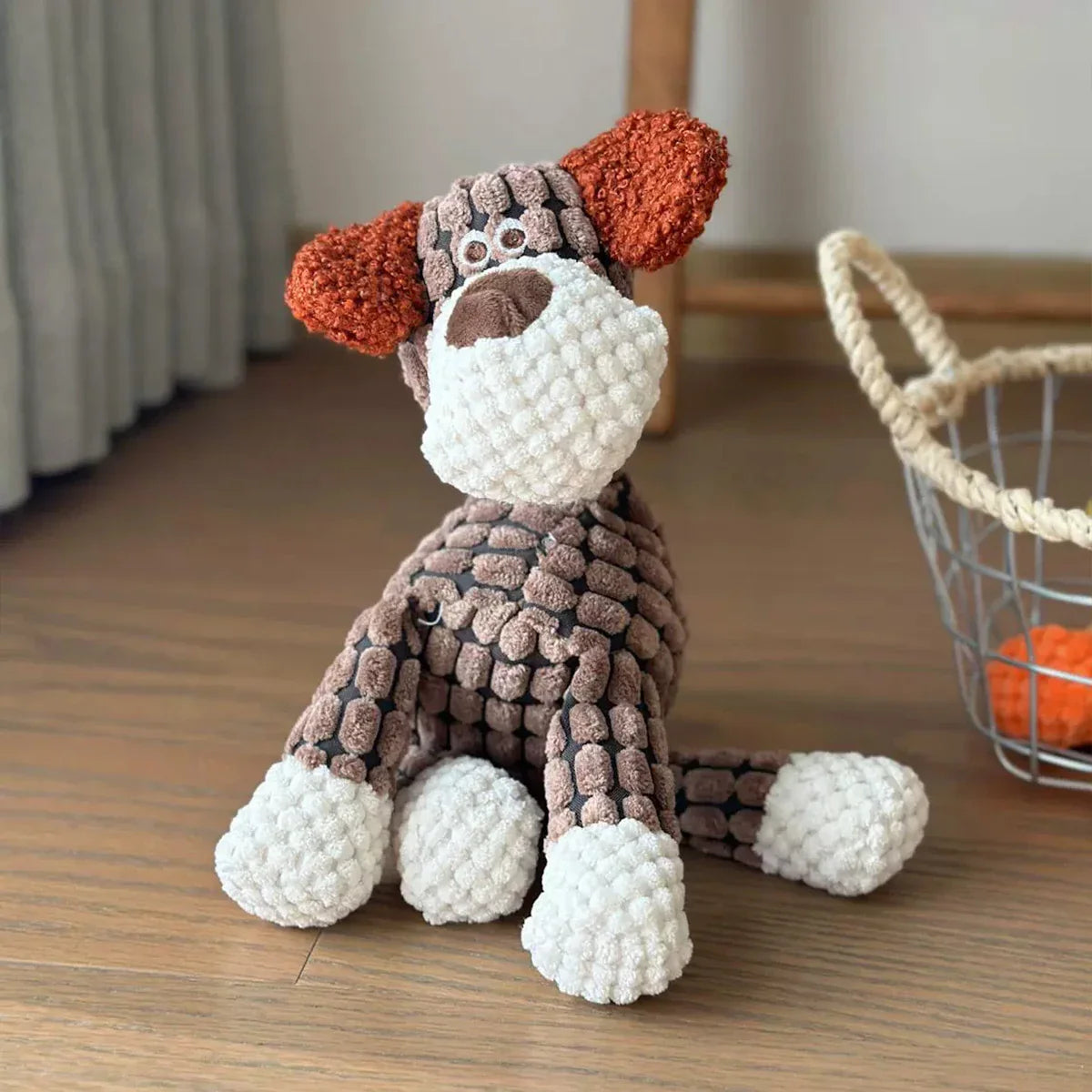 Dailypets Plush Squeaky Dog Toy Soft Plush Animal Toy
