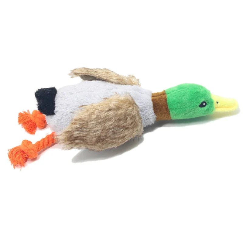 Dailypets Plush Squeaky Dog Toy Duck Design Daily Play