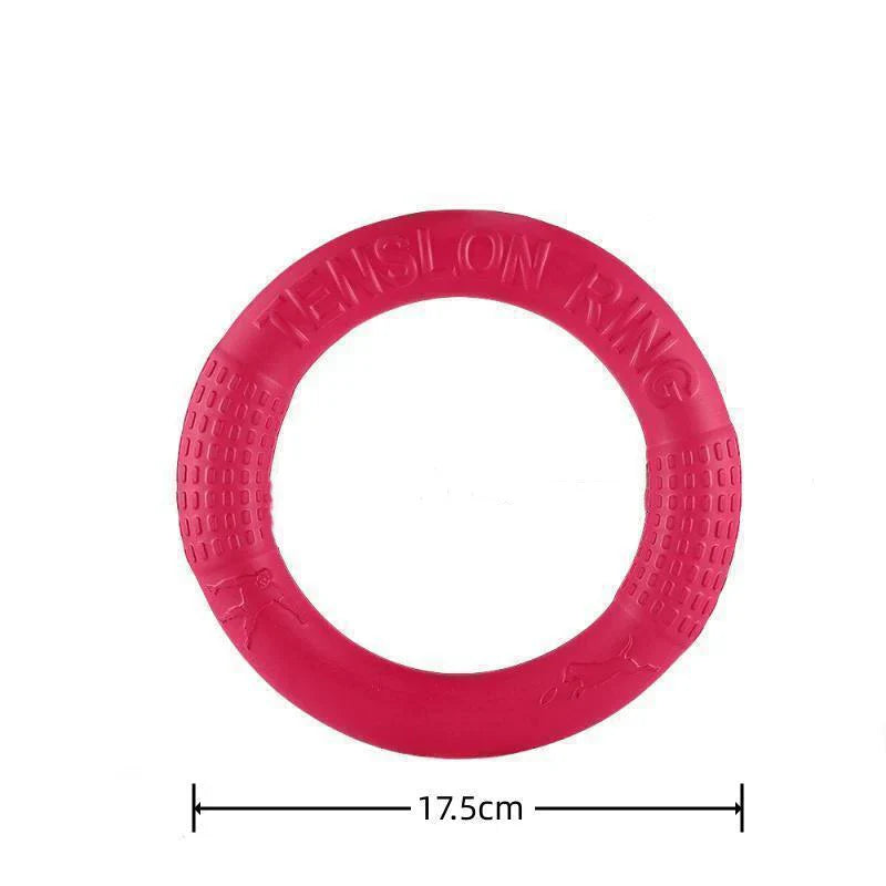 Dailypets Training Ring Dog Toy Gentle Grip Fetch Ring