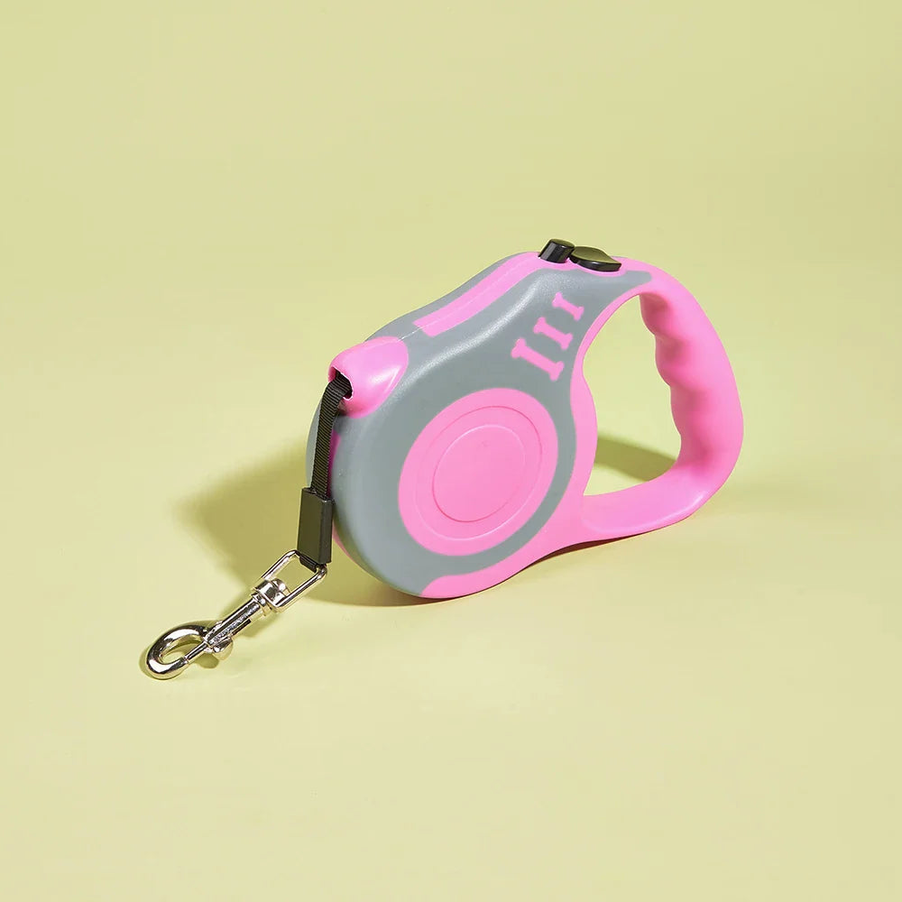 Dailypets Lock Control Dog Lead – Retractable Nylon Leash in Assorted Colours