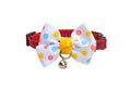 Dailypets Polka Dot Bow Tie Cat Collar with Bell