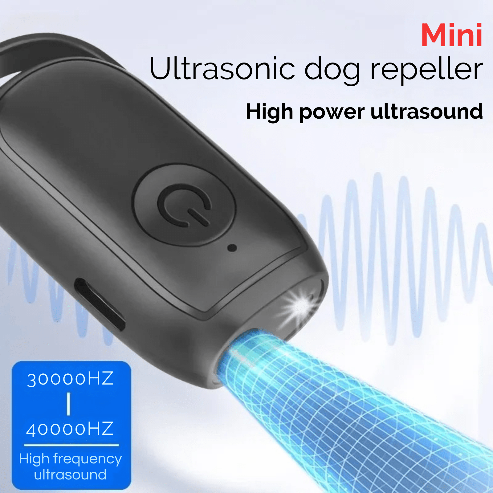 Dailypets Rechargeable Ultrasonic Dog Trainer for Bark Control and Behaviour Training