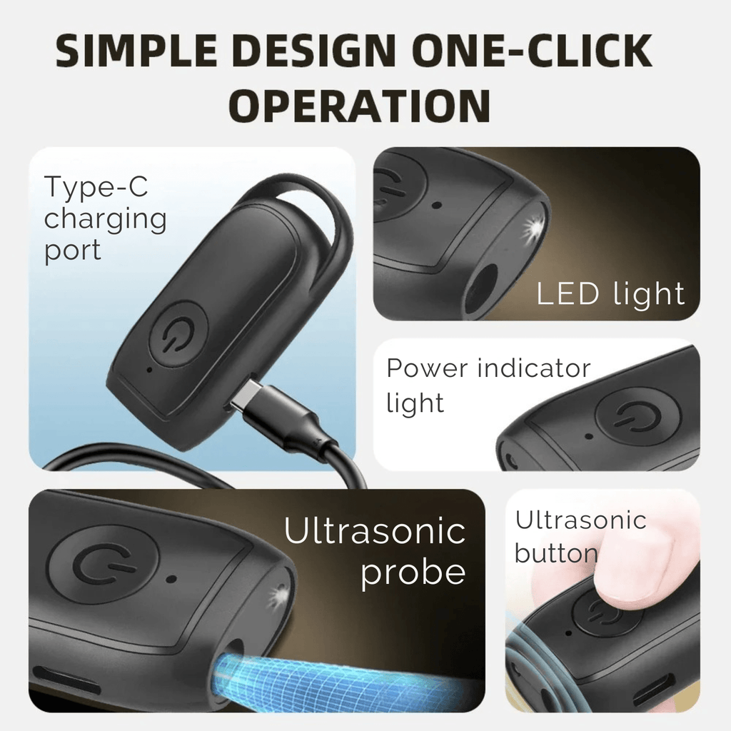 Dailypets Rechargeable Ultrasonic Dog Trainer for Bark Control and Behaviour Training