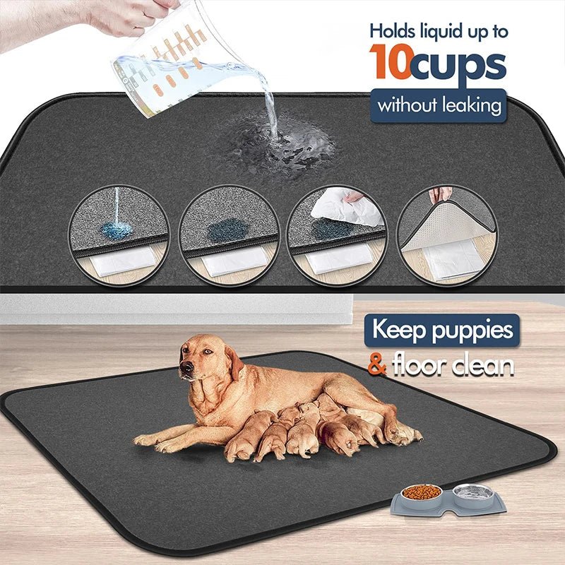 Dailypets Comfortable Pet Bed Mat for Dogs and Cats with Non-Slip Waterproof Design