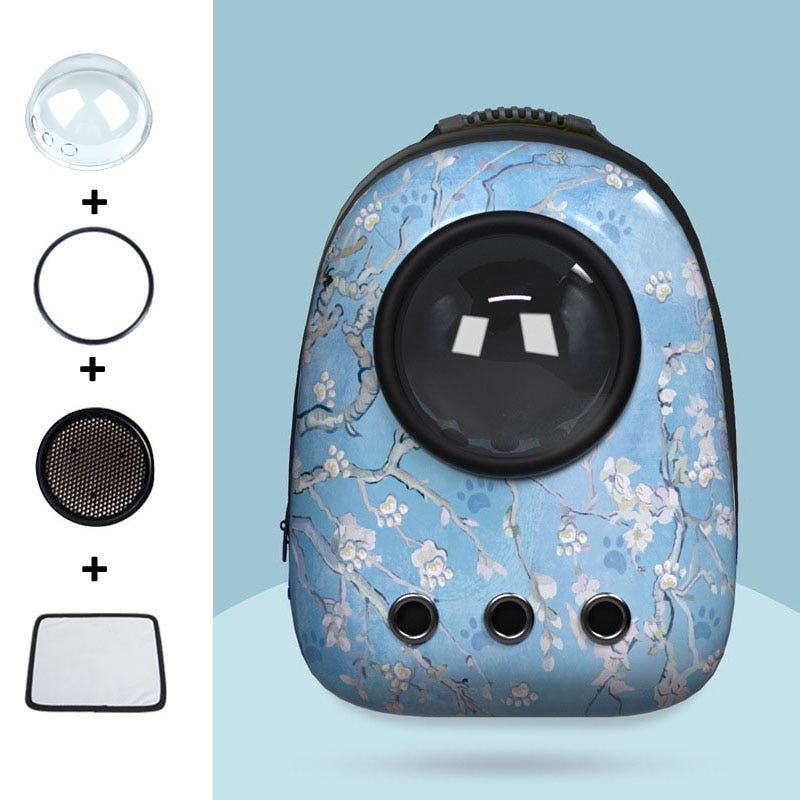 Dailypets Capsule Cat Carrier Backpack with Bubble Window