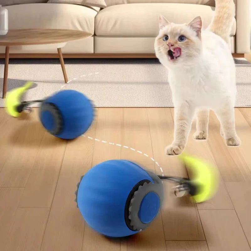 Dailypets Automatic Rolling Ball Toy for Cats with Motion Sensor & Bird Sound Play