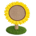 Dailypets Sunflower Cat Scratcher – Floral Scratching Pad with Sisal Post