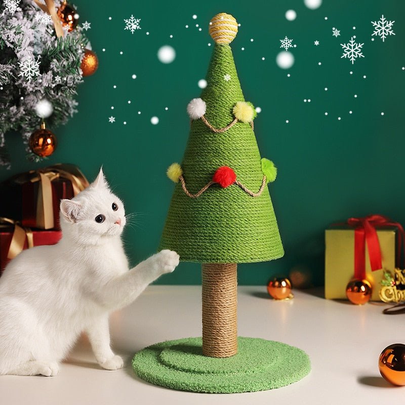 Dailypets Premium Christmas Cat Scratching Post – Festive Play and Claw Care