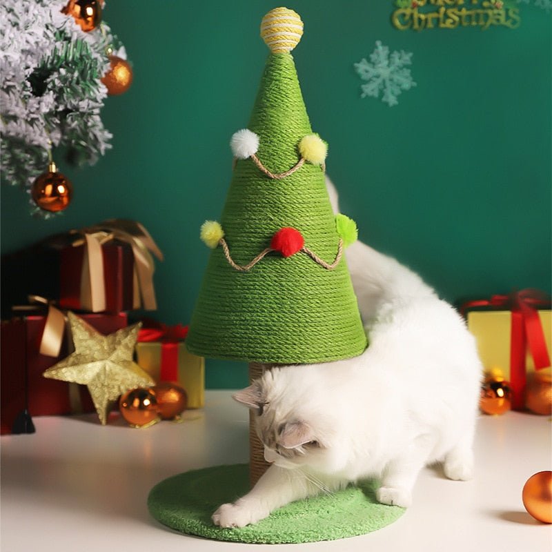 Dailypets Premium Christmas Cat Scratching Post – Festive Play and Claw Care