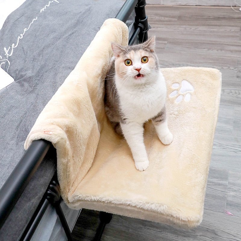 Dailypets Hanging Cat Bed – Plush Bedside Lounge for Cats