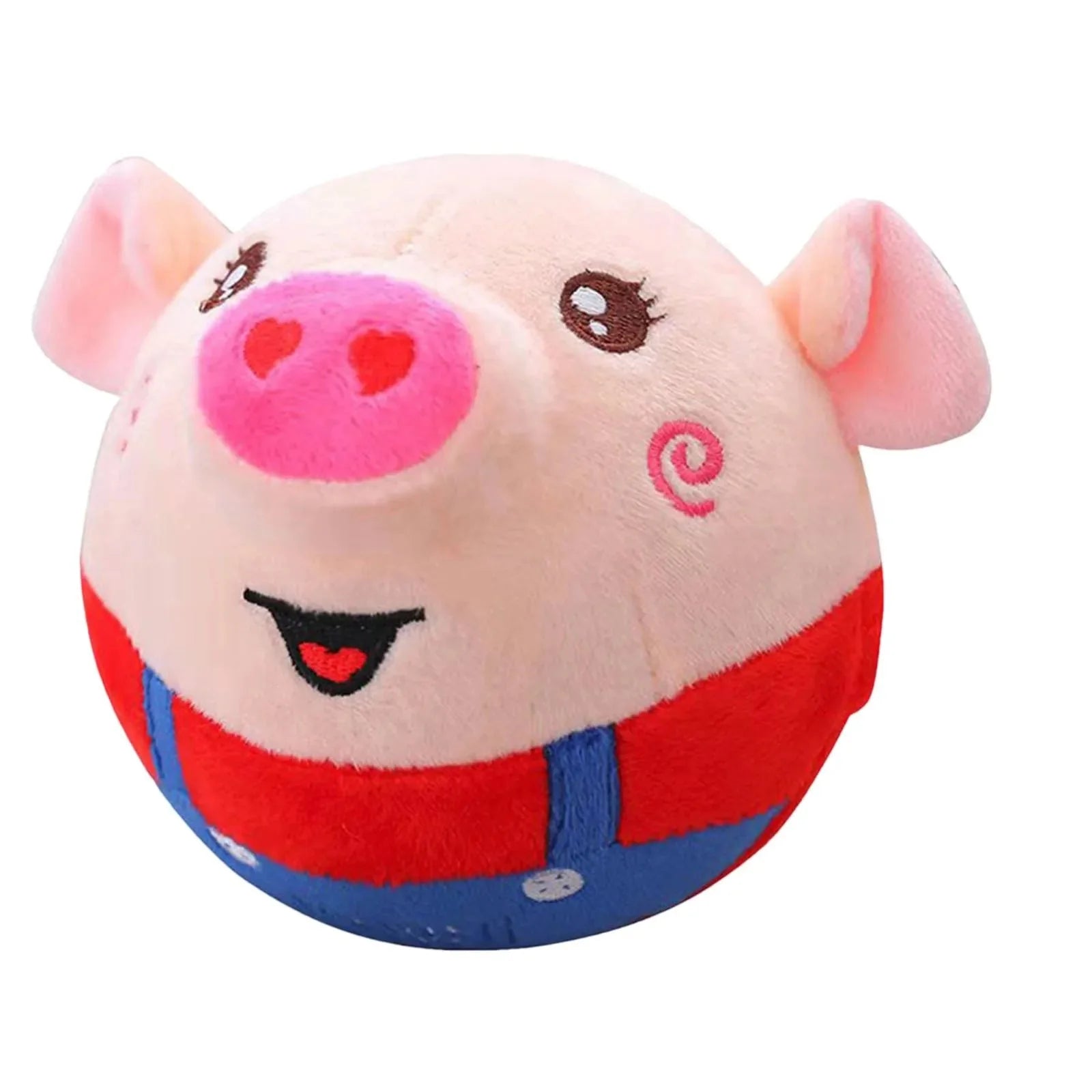Dailypets Interactive Bouncing Plush Ball Toy for Dogs with Sound
