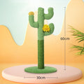 Dailypets Cactus Cat Scratcher – Decorative Sisal Scratching Post with Stable Base