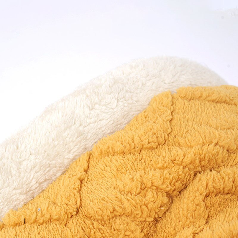 Dailypets Plush Cat Bed with Pillow – Warm Snuggle Nest