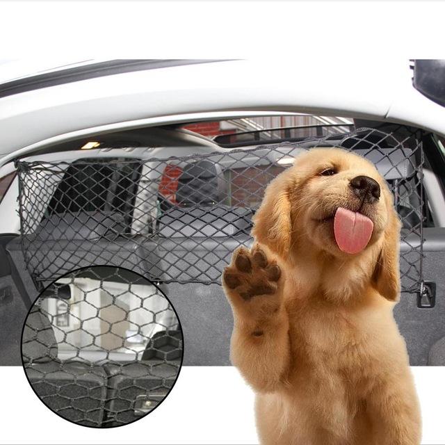 Dailypets Dog Car Safety Net, Adjustable Backseat Isolation Barrier