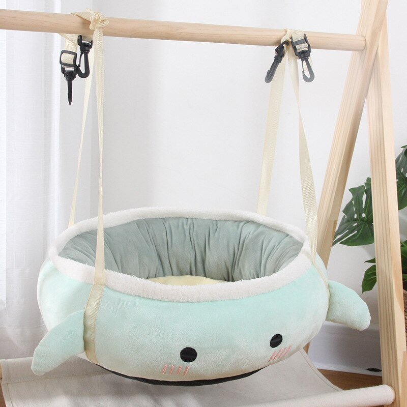 Dailypets Soft Cat Hammock Bed – Suspended Cozy Nest with Clips