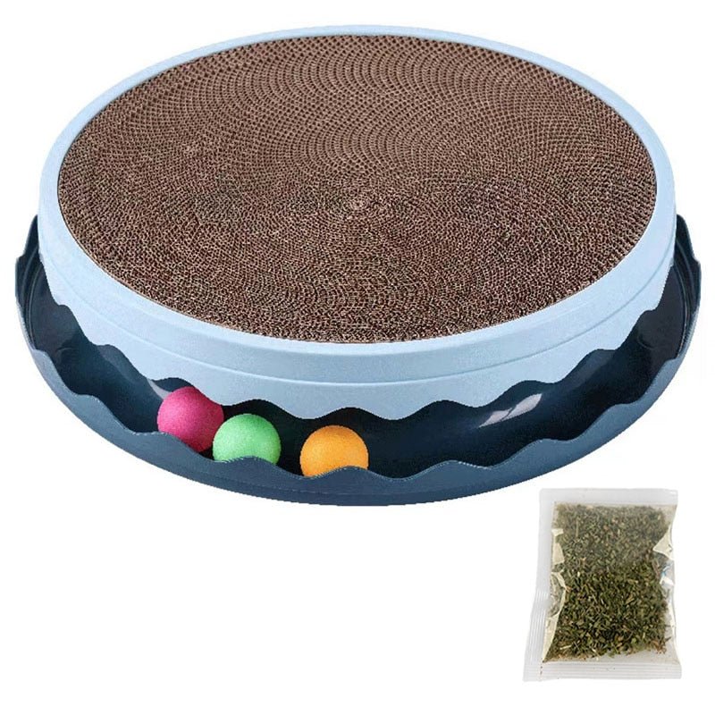 Dailypets Premium Cat Scratch Board – Rolling Ball Activity Scratcher