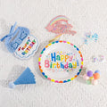 Dailypets Pet Birthday 7-Piece Party Set with Hat, Collar and Decorations