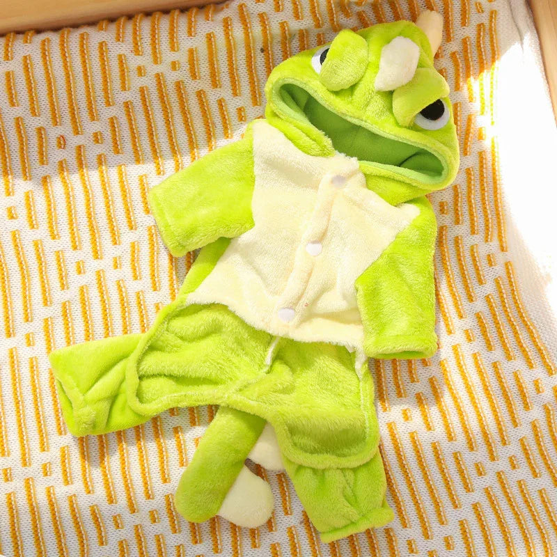Dailypets Cute Dinosaur Cat Costume for Everyday Dress-Up and Photo Sessions