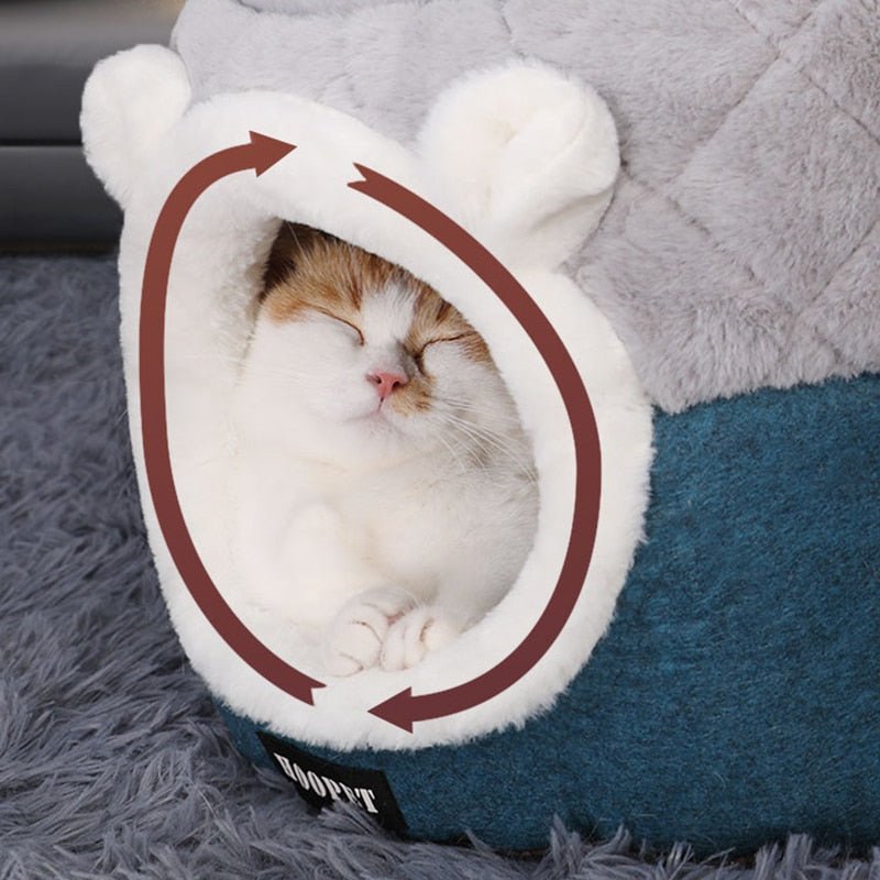 Dailypets Soft Convertible Cat House & Lounge Bed