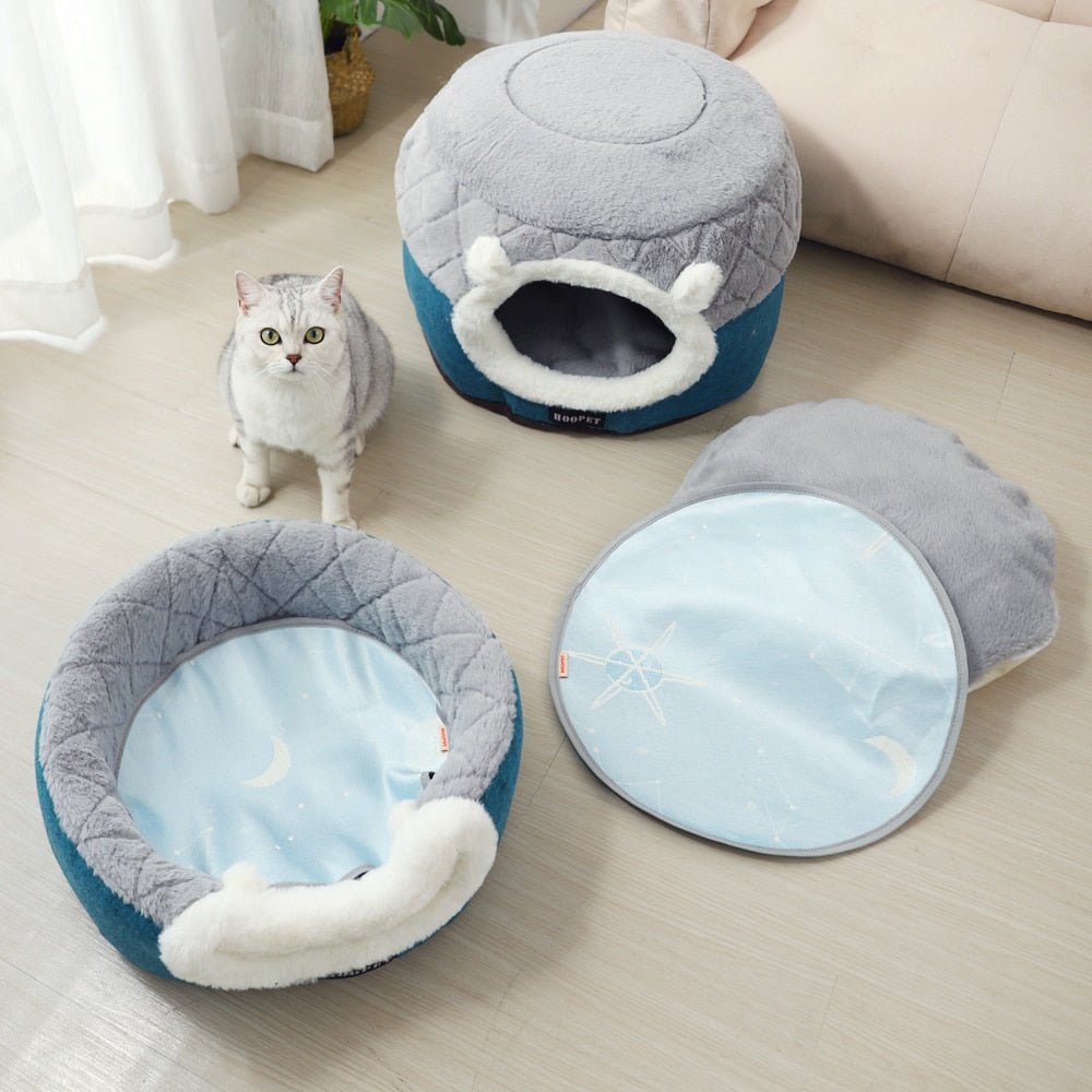 Dailypets Soft Convertible Cat House & Lounge Bed