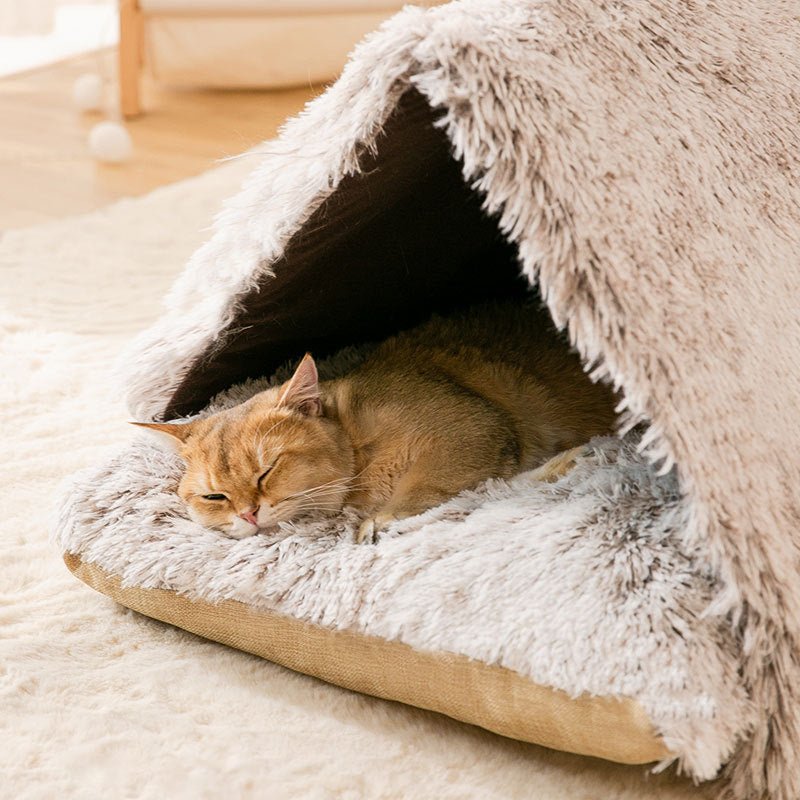 Dailypets Warm Cat Tent House – Ultra-Soft Plush Retreat
