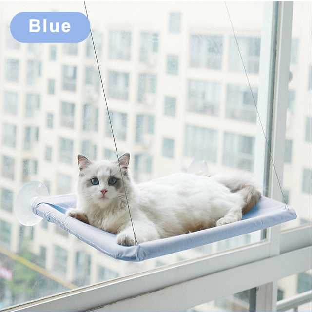 Dailypets Elevated Window Cat Bed with Suction Mount