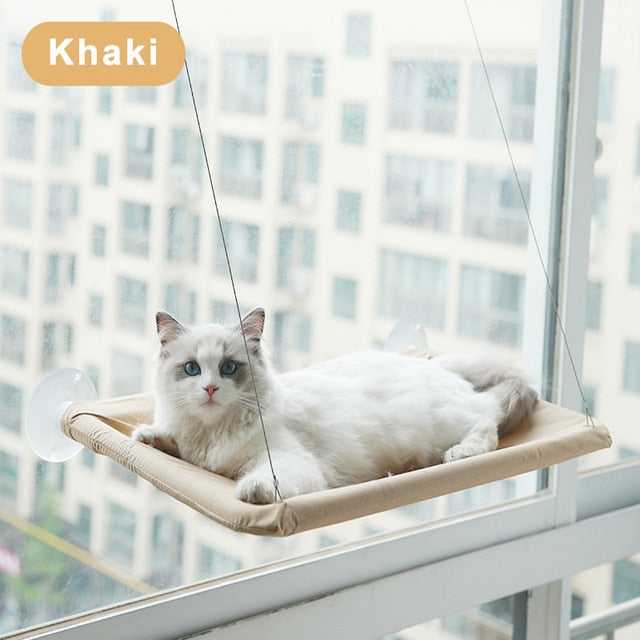 Dailypets Elevated Window Cat Bed with Suction Mount