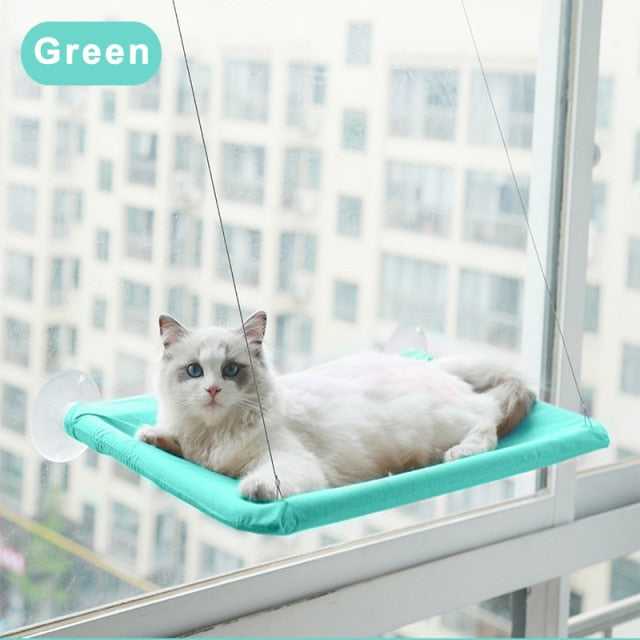 Dailypets Elevated Window Cat Bed with Suction Mount