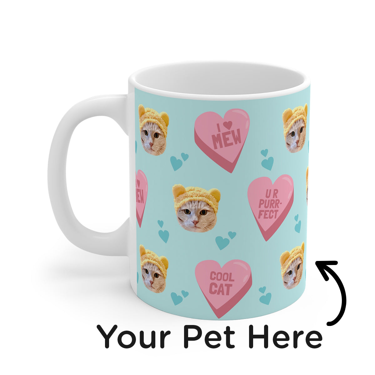 Dailypets Custom Pet Pattern Coffee Cup