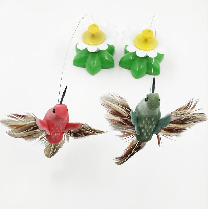 Dailypets Electric Cat Teaser Toy, Butterfly & Hummingbird Hunt Toy