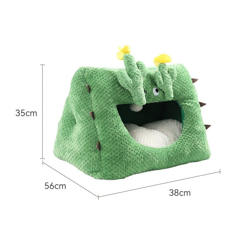 Dailypets Desert Cactus Cat Cove – Soft Cozy Cat Hideout