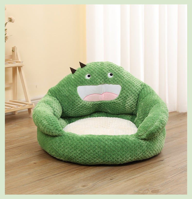 Dailypets Plush Hug Cat Bed – Soft Character Sleeping Nest